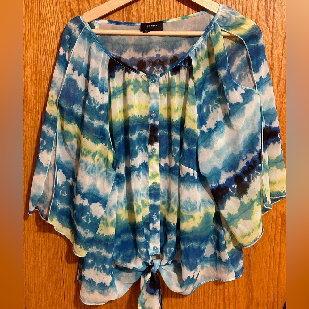 B.Wear blouse cold shoulder sz 2XL‎